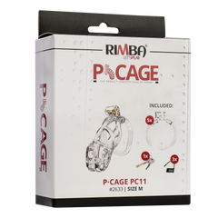 Rimba P-Cage - P- Cage PC11 - Peniskäfig Größe M - Transparent
