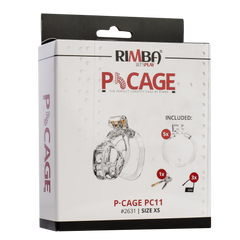 Rimba P-Cage - P- Cage PC11 - Peniskäfig Größe XS - Transparent