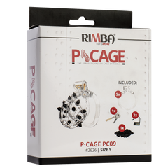 Rimba P-Cage - P-Cage PC09 - Peniskäfig Größe S - Transparent
