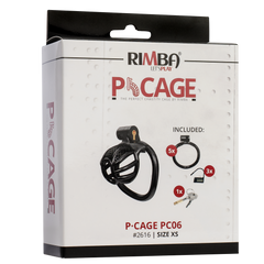 Rimba P-Cage - P-Cage PC06 - Peniskäfig Größe XS - Schwarz