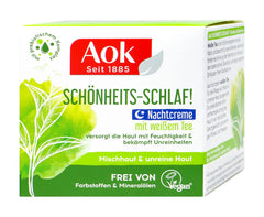 Aok Nachtcreme mit weißem Tee, 50 ml