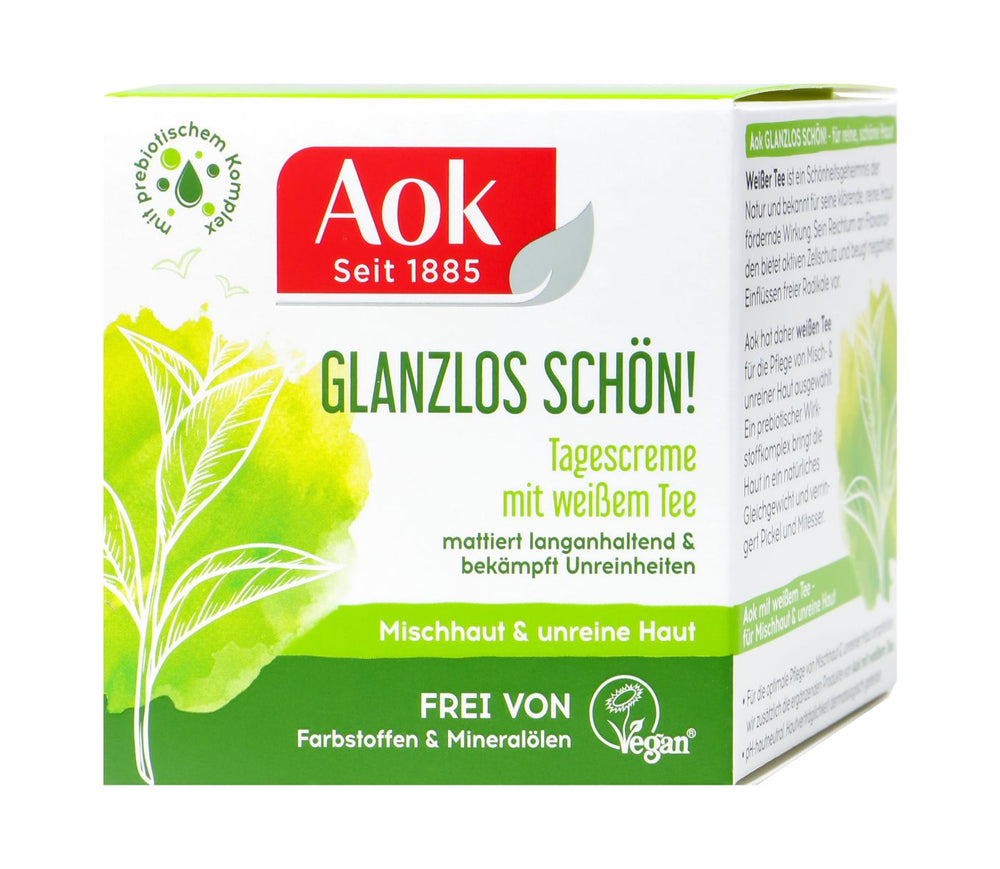 Aok Tagescreme mattierend mit weißen Tee, 50 ml