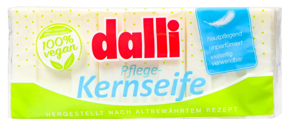 Dalli Pflege-Kernseife 100 % Vegan, 3 x 125 g