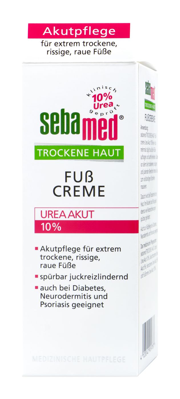 Sebamed Trockene Haut Urea 10 % Fußcreme, 100 ml