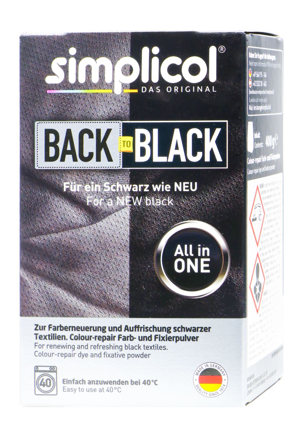 Simplicol Back to Black 400 g, 2512