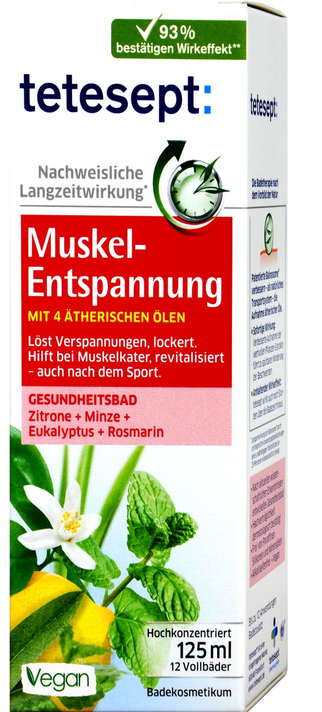 Tetesept Muskel-Entspannung Bad, 125 ml