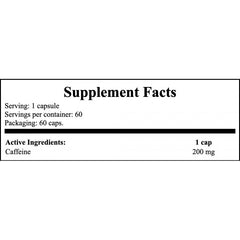 Caffeine Kick 200mg - 60caps.