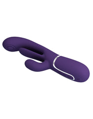 Pretty Love - Shania - Rabbit-Vibrator mit Stoßfunktion - Tiefes Lila