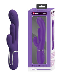 Pretty Love - Shania - Rabbit-Vibrator mit Stoßfunktion - Tiefes Lila