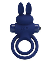 Pretty Love - Darey - Rabbit Cock Ring - Tiefblau