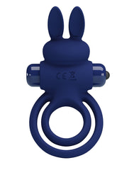 Pretty Love - Darey - Rabbit Cock Ring - Tiefblau