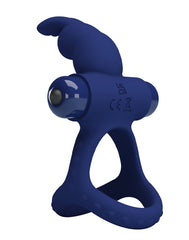 Pretty Love - Luchito - Rabbit Cock Ring - Tiefblau