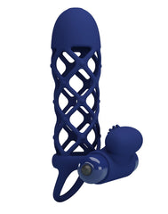 Pretty Love - Giann - Vibrierende Schwanzmanschette - Tiefblau