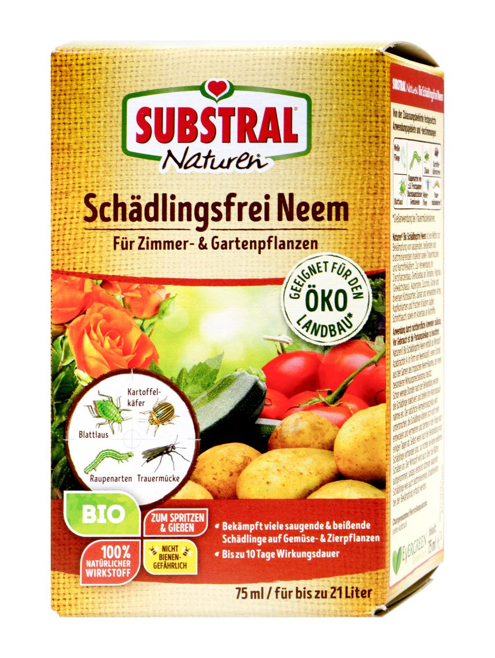 Substral Naturen Bio Schädlingsfrei Neem, 75 ml