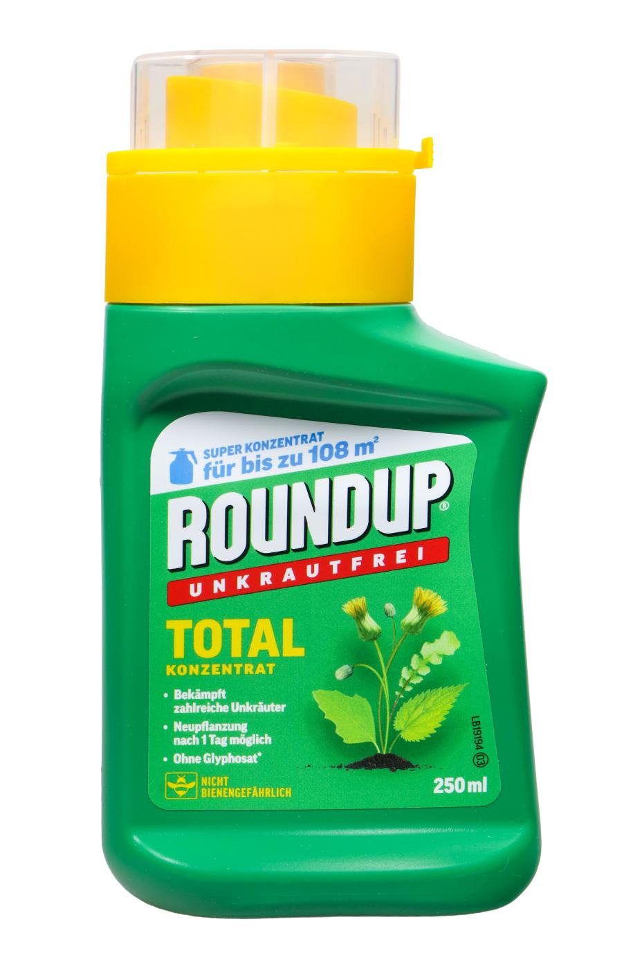 Roundup Unkrautfrei Total Konzentrat, 250 ml