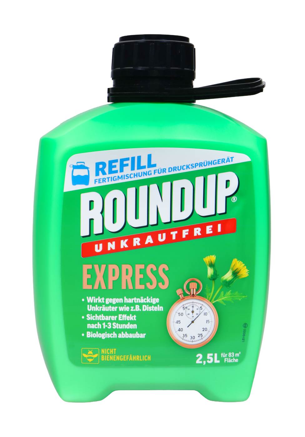 Roundup Unkrautfrei Express Fertigmischung, 2,5 Liter