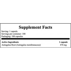 Astragalus Root 470mg - 100caps