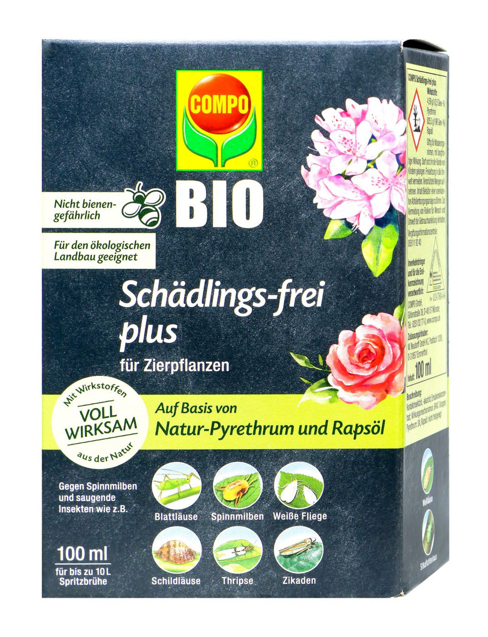 Compo Schädlings-frei Plus geg.saugende+beissende Insekten, 100 ml