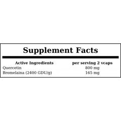 Quercetin With Bromelain - 120vcaps.