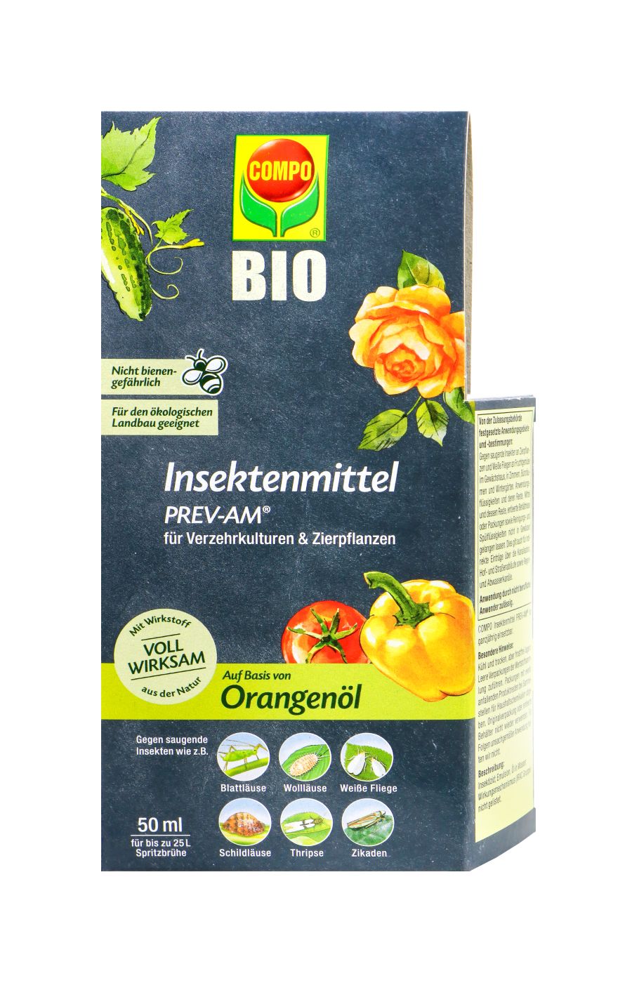 Compo Insektenmit.PREV-AM Verzehrkult.&Zierpflanz.Orangenöl, 50 ml