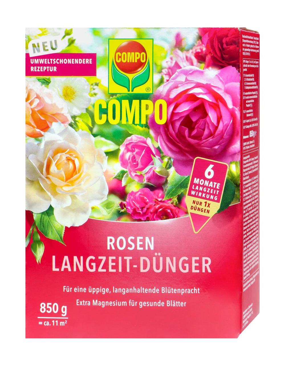 Compo Rosen Langzeit Dünger, 850 g