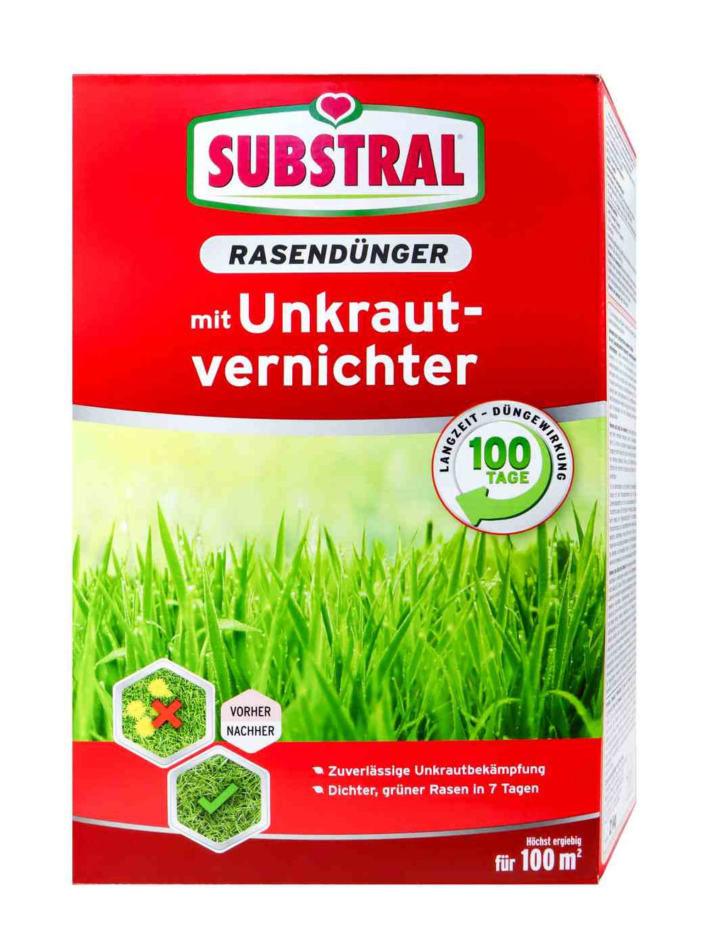 Substral Rasendünger mit Unkrautvernichter, 2 kg