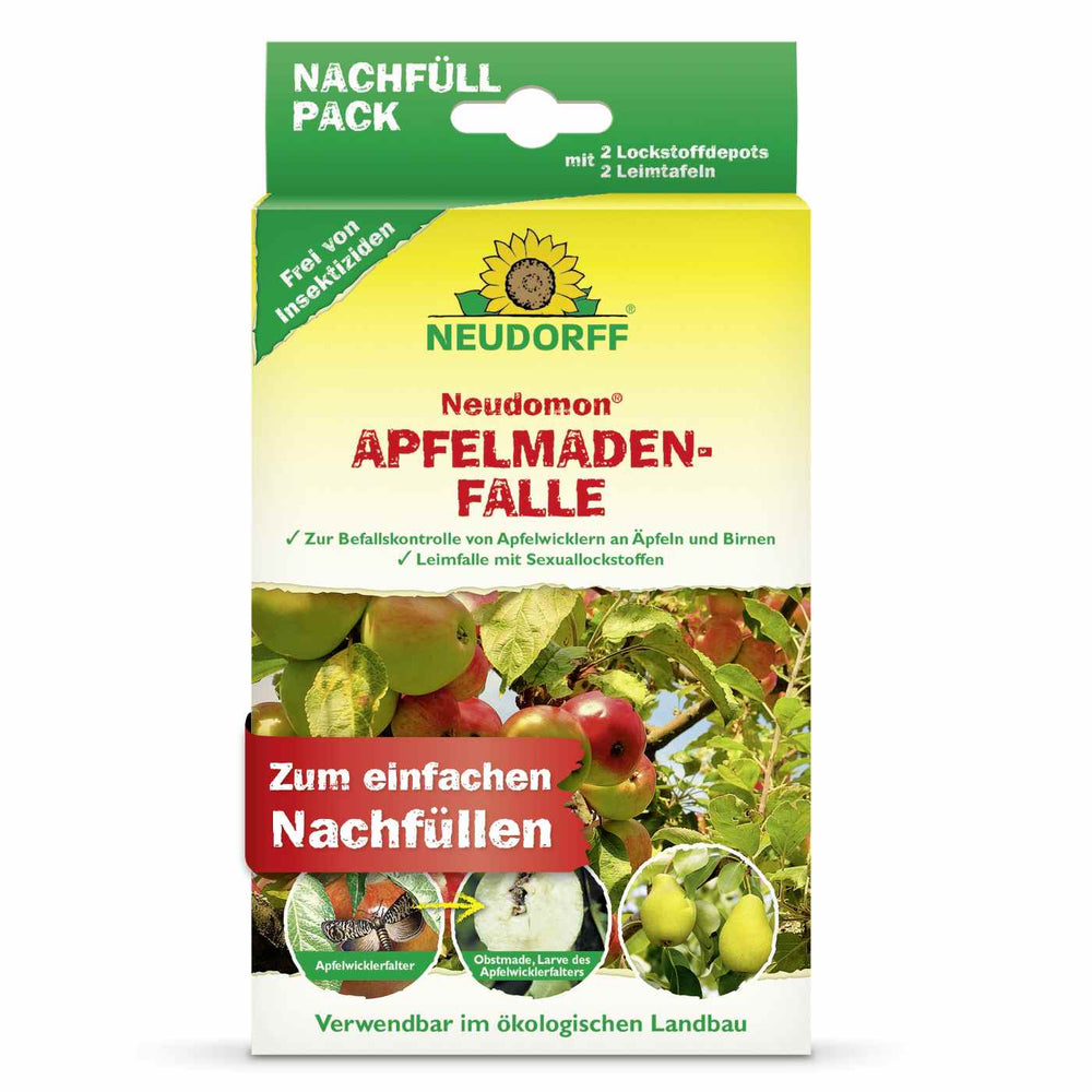 Neudomon Apfelmadenfalle Nachfüll-Set, 2 er