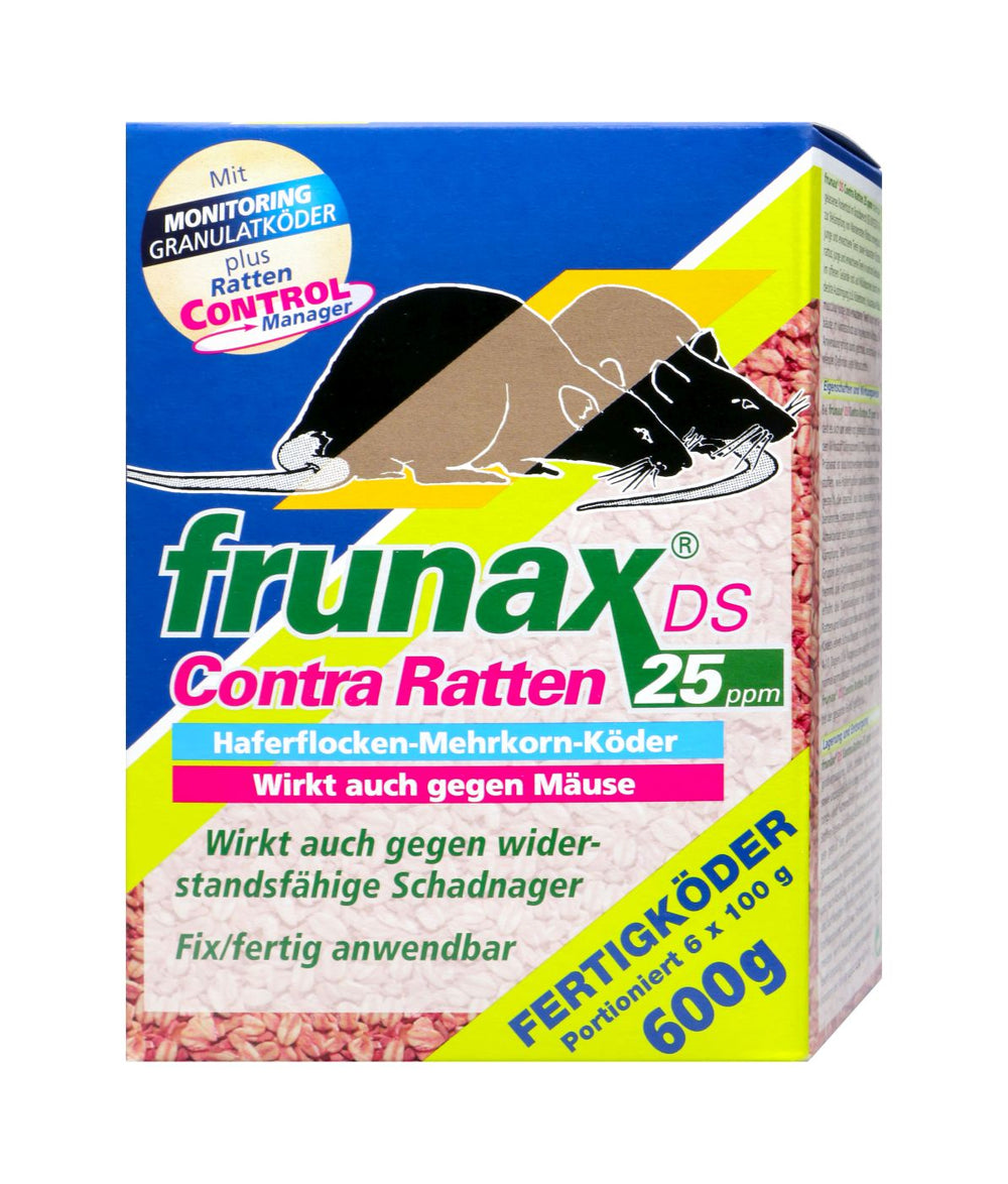 Frunax DS Contra Ratten 25 ppm Set, 600 g