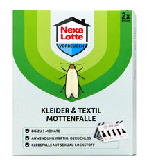 Nexa Lotte Mottenfalle Kleider und Textilien, 2 er