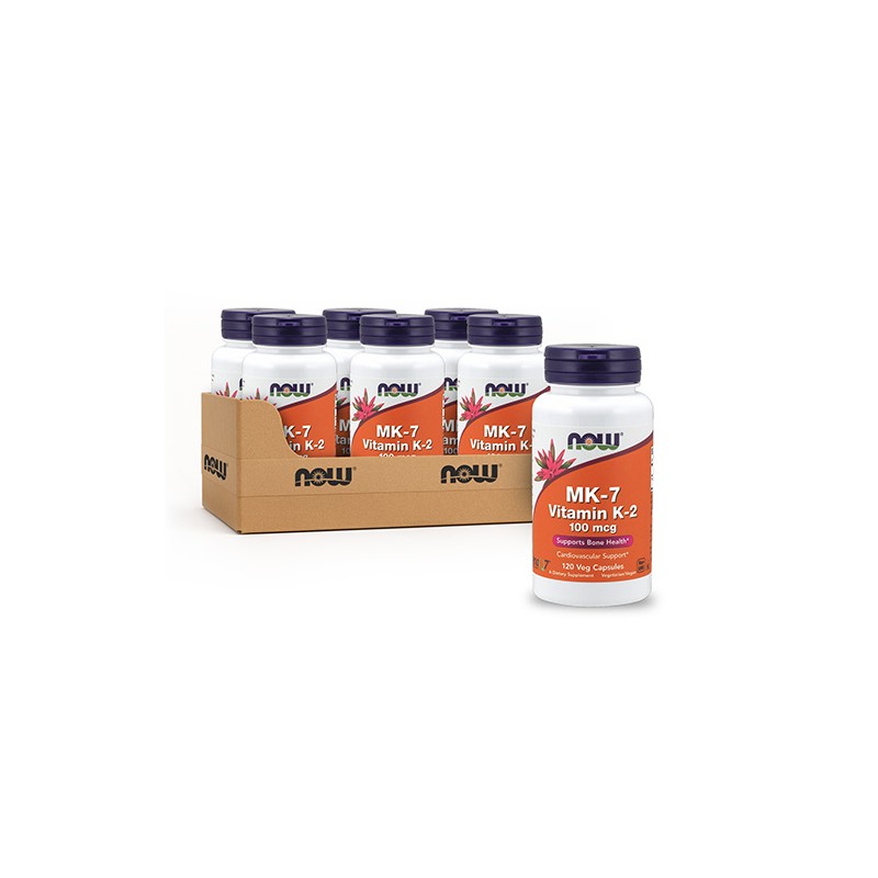 Vitamin K-2 MK7 100mcg - 120vcaps x12