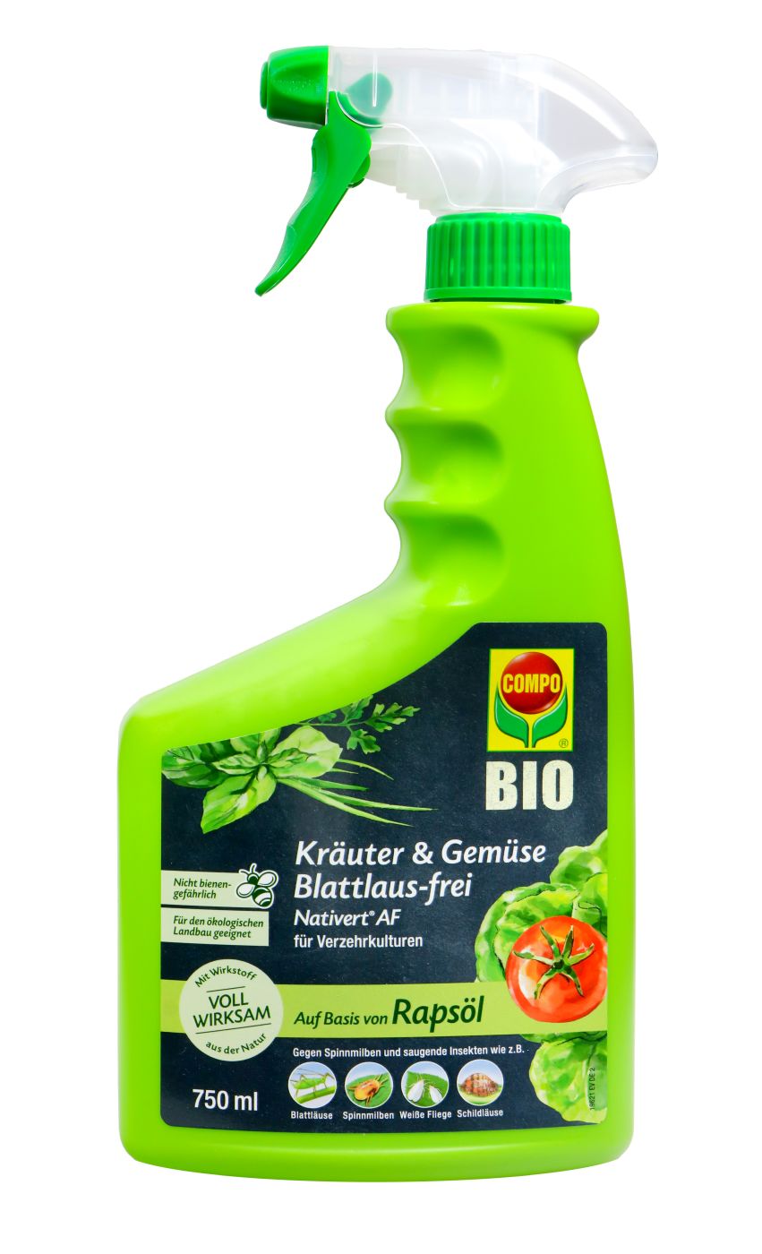 Compo Nativert Kräuter & Gemüse Blattlaus-Frei AF, 750 ml