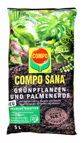 Compo Sana Grünpflanzen- und Palmenerde, 5 l