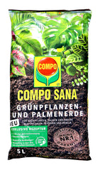 Compo Sana Grünpflanzen- und Palmenerde, 5 l