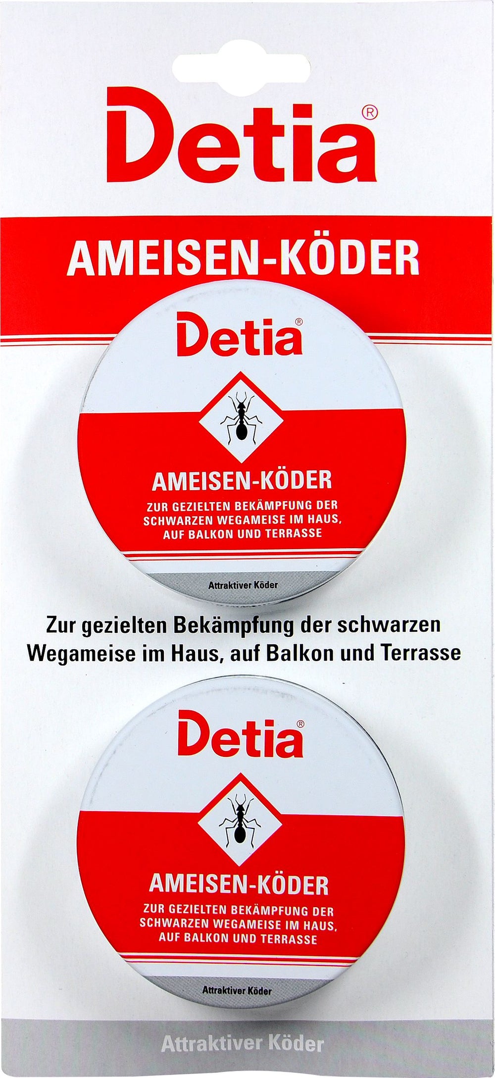 Detia Ameisen-Köder Dose, 2 er