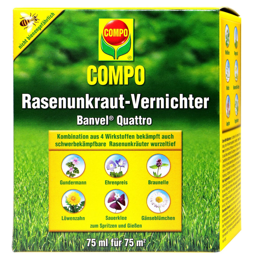Compo Rasenunkrautvernichter Banvel Quattro, 75 ml