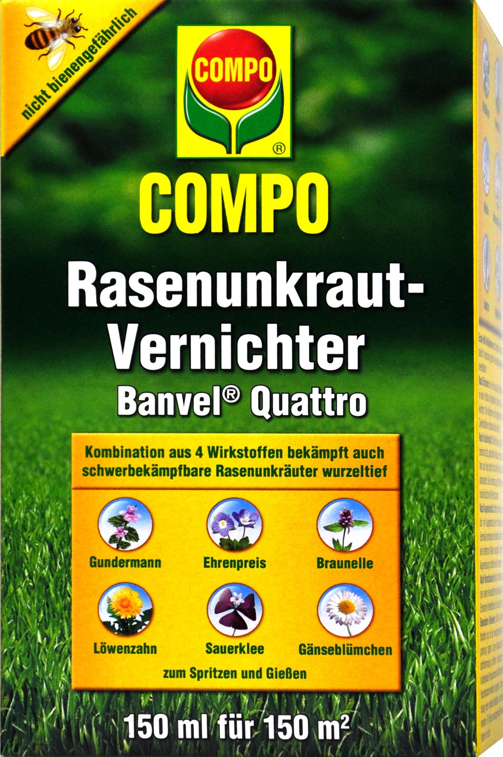 Compo Rasenunkrautvernichter Banvel Quattro, 150 ml