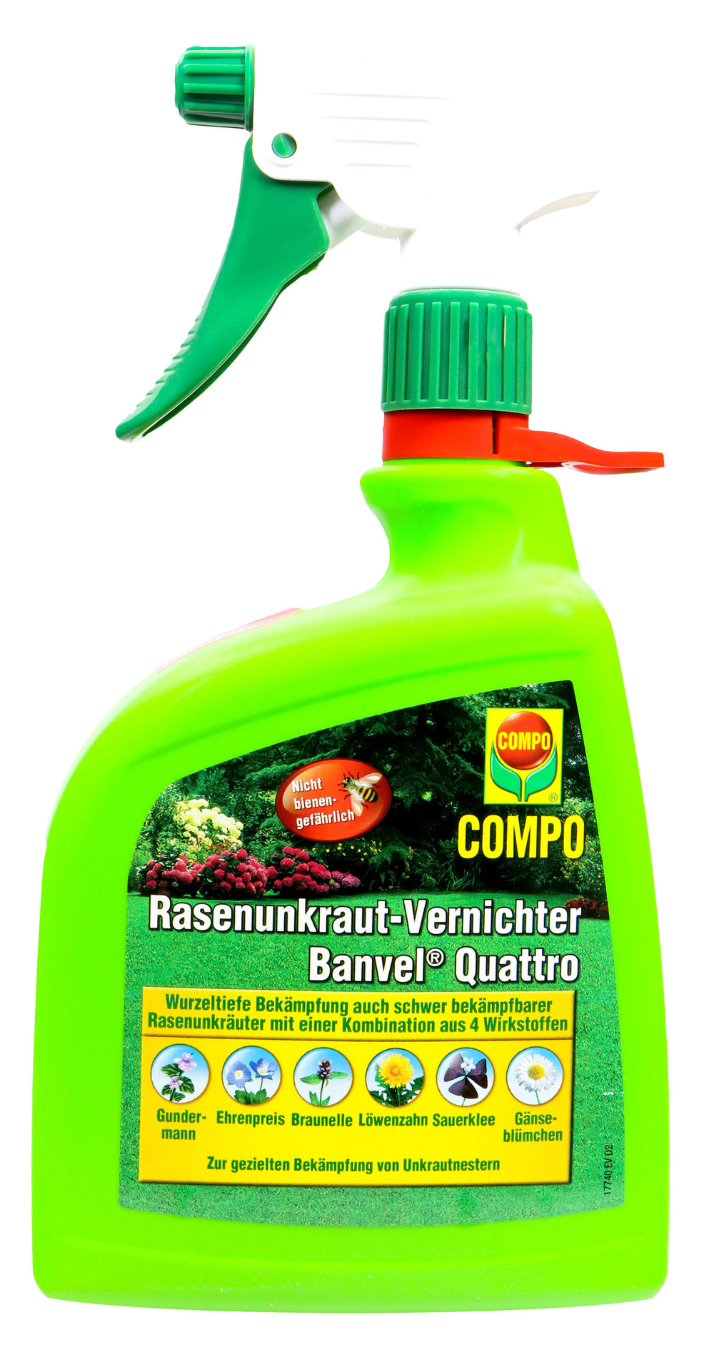 Compo Rasenunkraut-Vernichter Banvel Quattro anwendungsfertig, 1000 ml