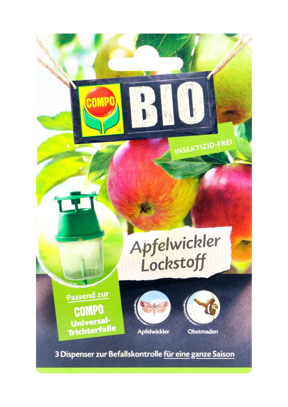 Compo Bio Apfelwickler-Lockstoff, 3 Stück
