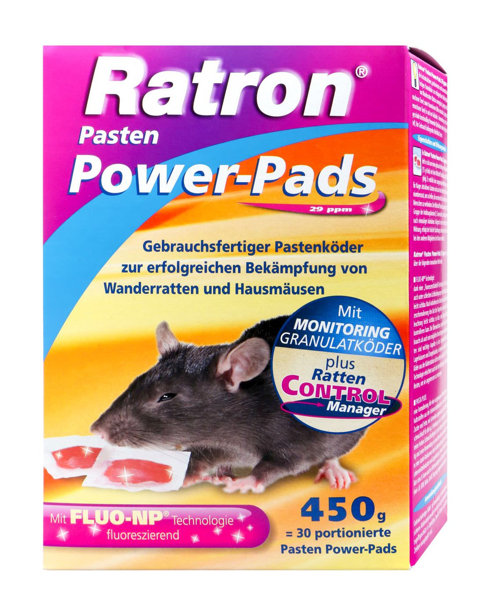 Ratron Power Pads 29 ppm, 450 g