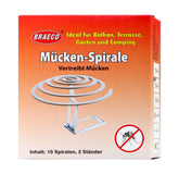 Braeco Mücken-Spirale, 10 er + 2 Ständer