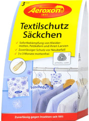 Aeroxon Textilschutz-Säckchen Frischeduft, 3 er