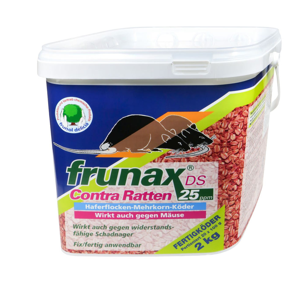Frunax DS Contra Ratten 25 ppm Eimer, 2 kg