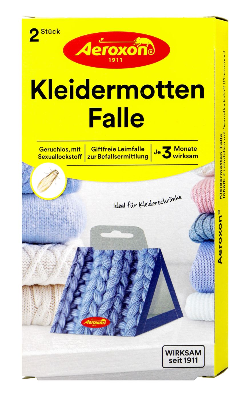 Aeroxon Kleidermotten - Falle, 2er