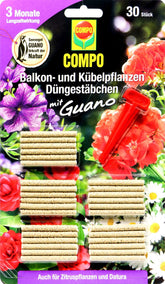 Compo Düngestäbchen Guano Balkon, 30 er