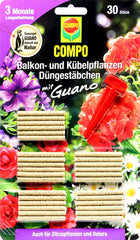 Compo Düngestäbchen Guano Balkon, 30 er