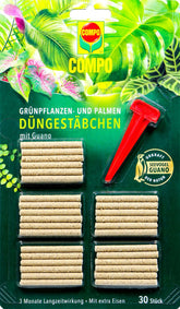 Compo Düngestäbchen Guano Grünpflanzen & Palmen, 30 er
