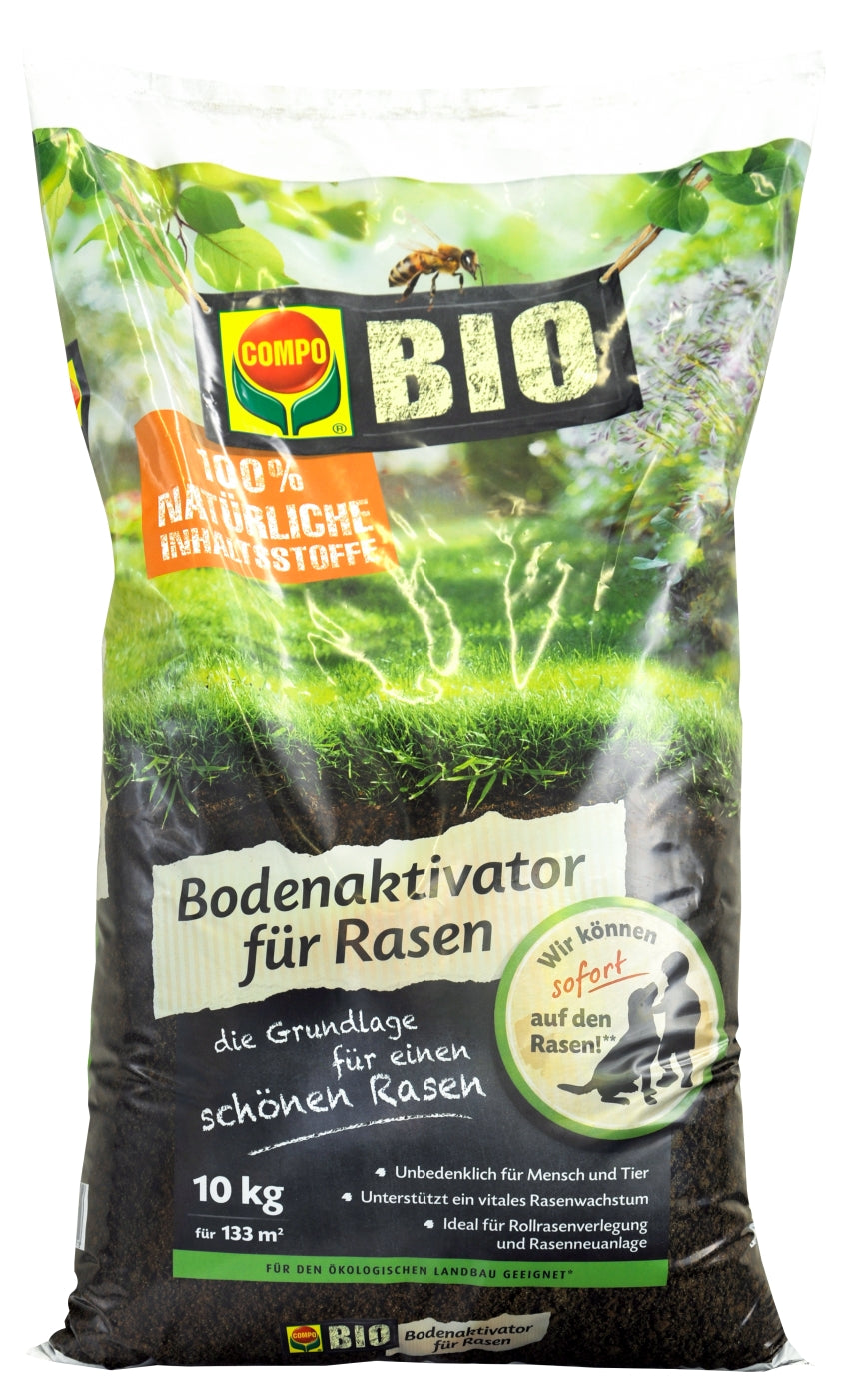 Compo Bio Bodenaktivator für Rasen, 10 kg