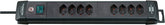 Premium-Line Steckdosenleiste 8-fach schwarz 3m H05VV-F 3G1,5 *CH* - Produktbild