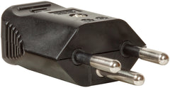 Montagestecker T12 230V/10A, schwarz - Produktbild