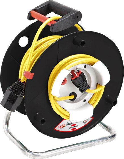 Garant G 290 Gerätekabelrolle, Kupplung T13, Stecker T12, 33m H05VV-F 3G1.5 gelb - Produktbild